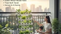 Cara Memulai Hobi Berkebun Hidroponik di Lahan Sempit Untuk Memenuhi Kebutuhan Sayur Keluarga