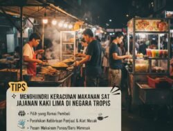 Tips Menghindari Keracunan Makanan Saat Sedang Mencoba Jajanan Kaki Lima di Negara Tropis