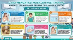 Cara Mengatasi Masalah Kulit Kering Akibat Terlalu Lama Berada di Ruangan Ber-AC Setiap Hari Kerja